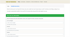 Desktop Screenshot of coincalc.com